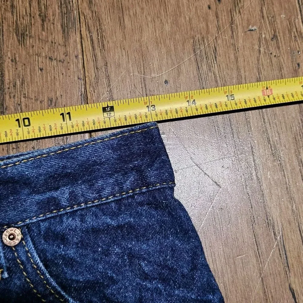 Vtg 90s Levis 501 XX 17501 0115 Womens Denim Jeans Size 9 Blue Made In USA 26x32 - Picture 11 of 15